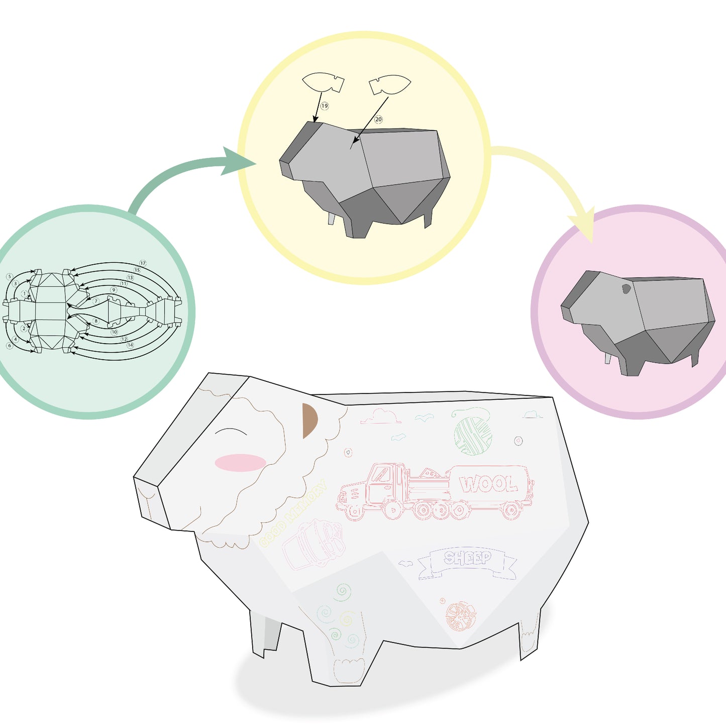 Doodle Pop Sheep