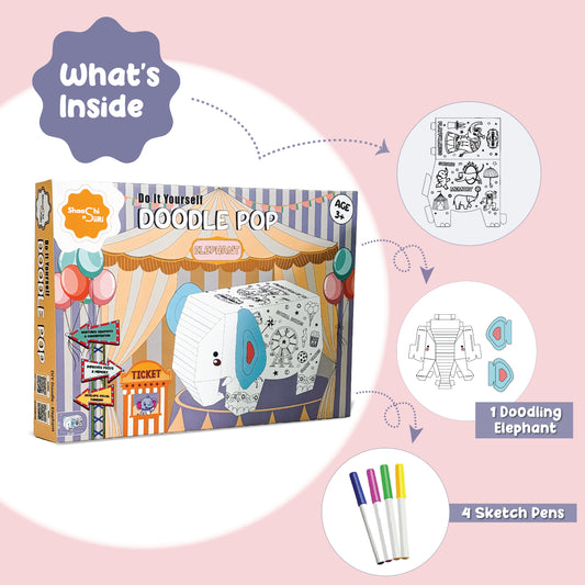 Doodle Pop Elephant